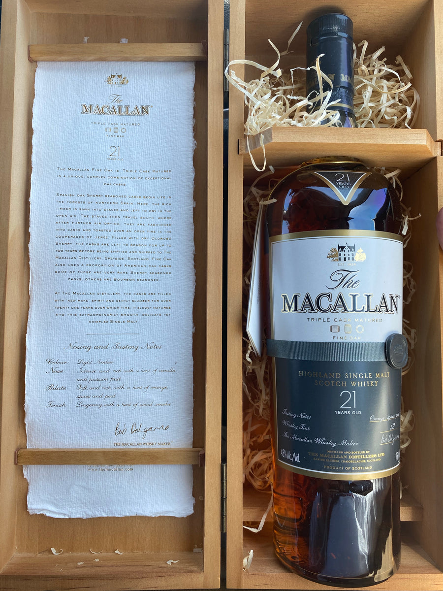 The Macallan Fine Oak 21 Year Scotch - 750 ml