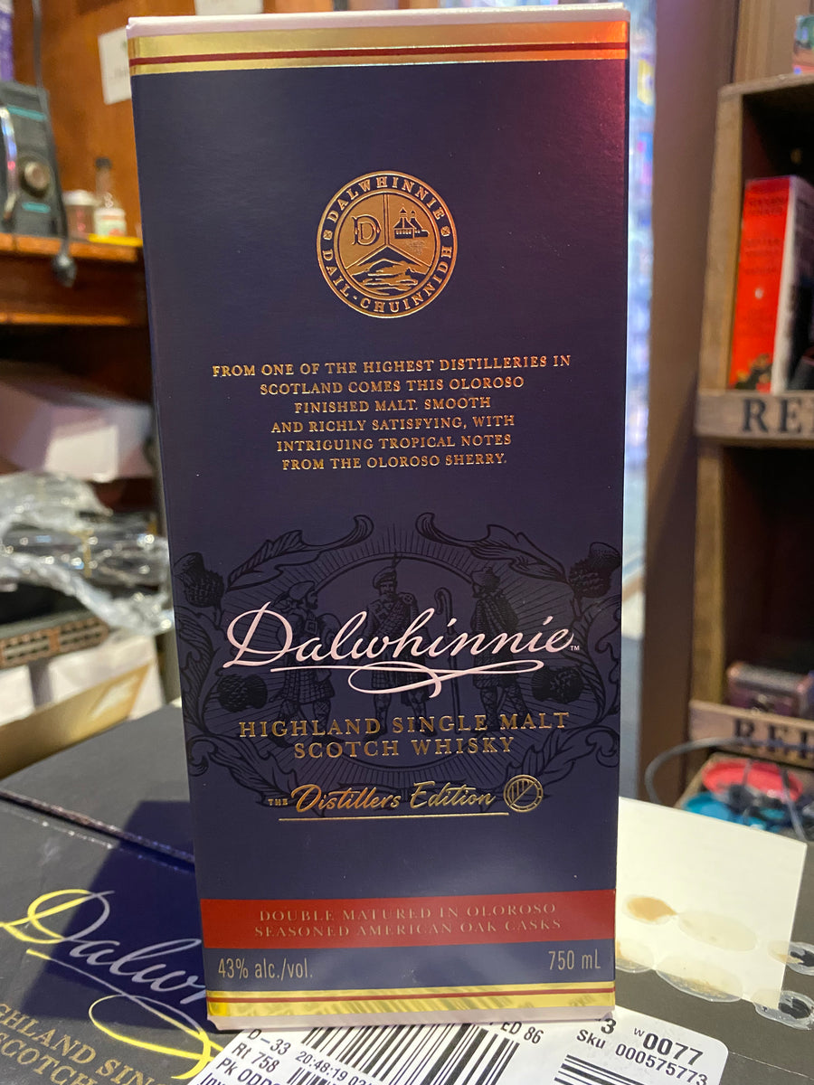Dalwhinnie The Distillers Edition Double Matured Single Malt Scotch Wh
