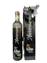 Load image into Gallery viewer, El Tesoro 70th Anniversario Extra Anejo Tequila DAMAGED Bottle 750ml
