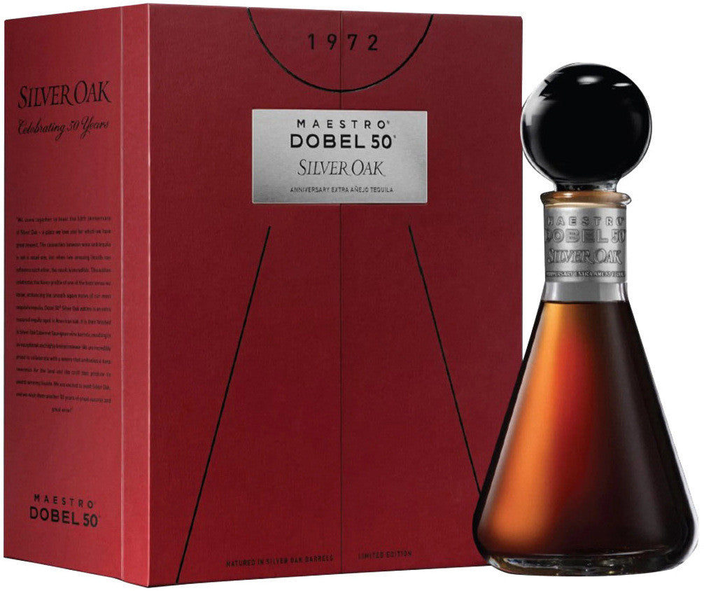 1972 Maestro Dobel 50 Silver Oak Anniversary Extra Anejo Tequila 750ml