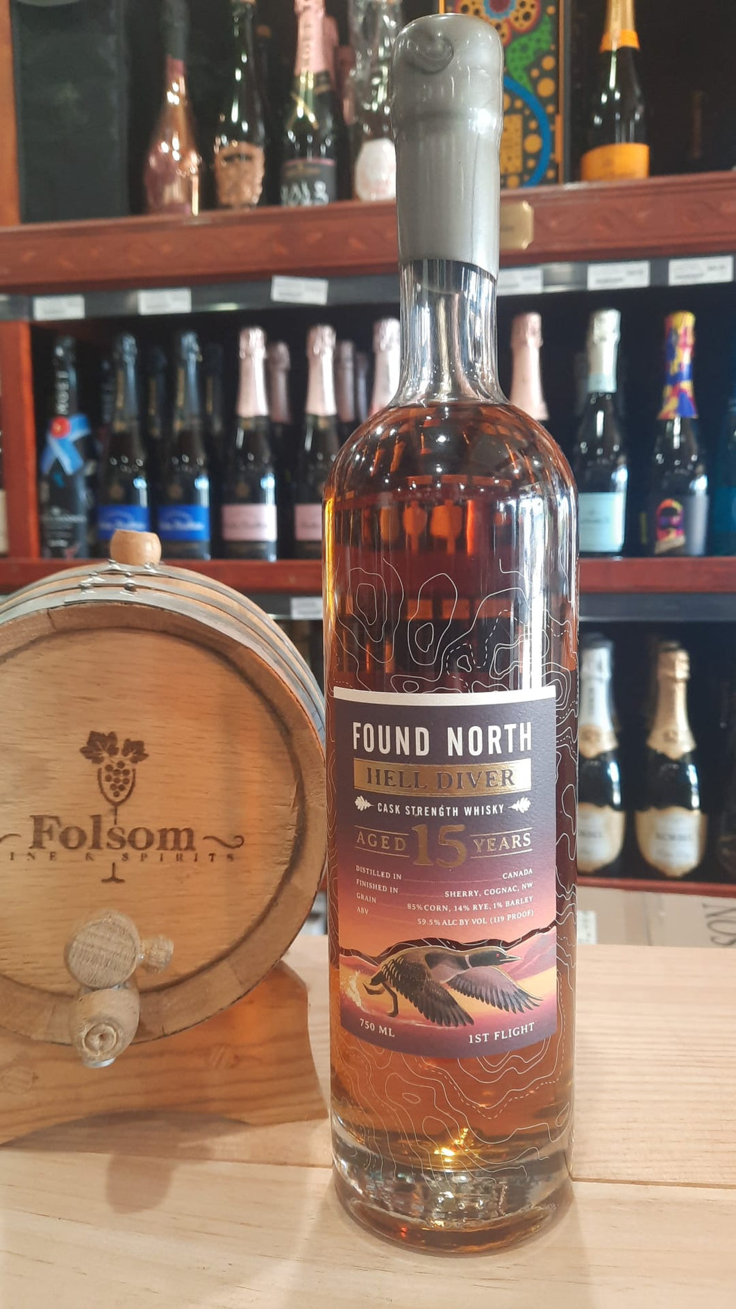 Found North Hell Diver First Flight 15 Year Old Cask Strength Whisky 750ml