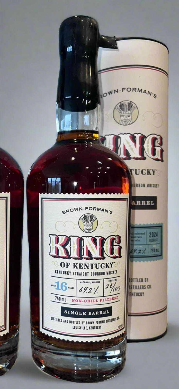 2024 Brown Formans King of Kentucky Single Barrel 16 Year Old Kentucky Straight Bourbon Whiskey 750ml