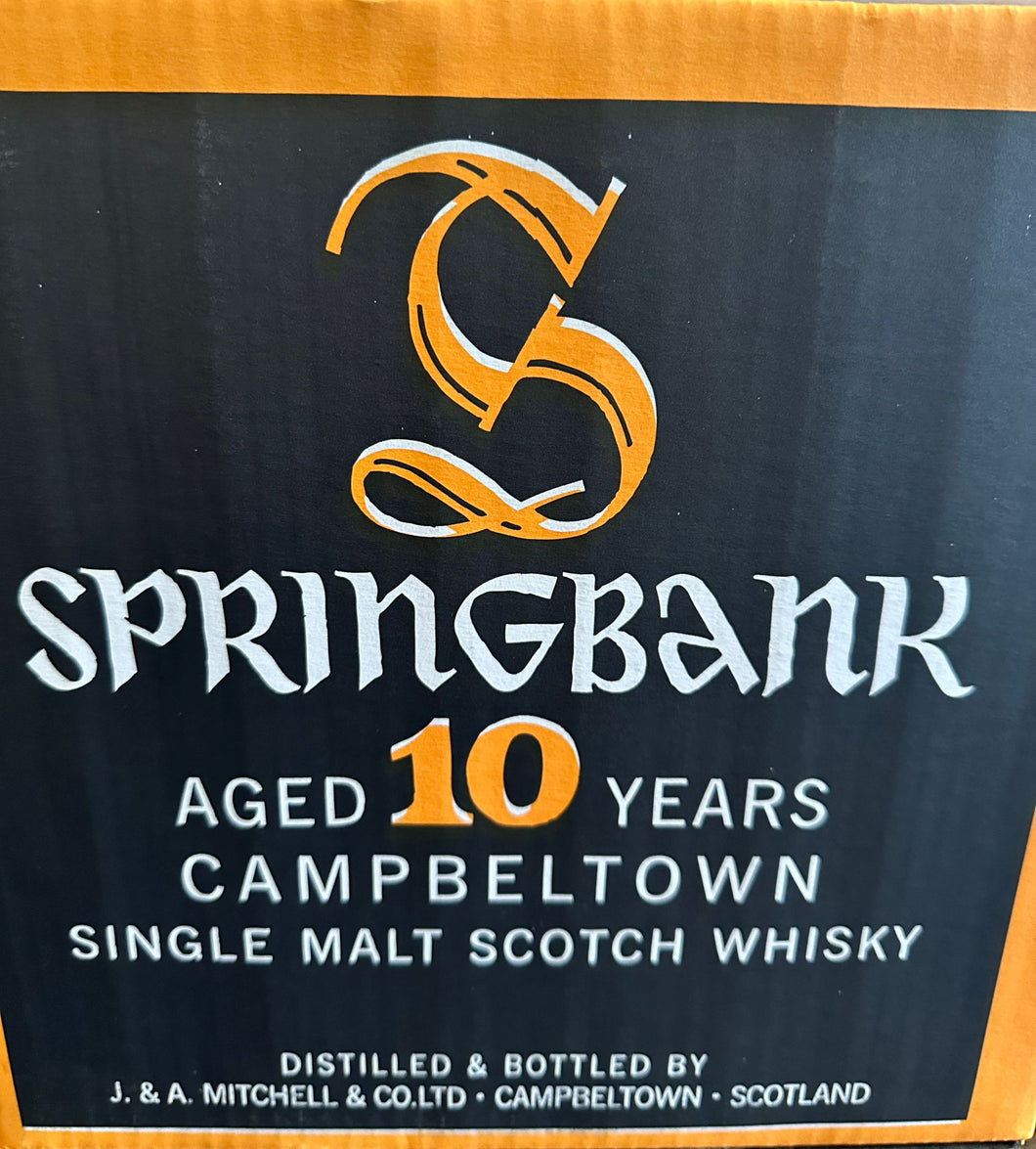 Springbank 10 Year Old Single Malt Scotch Whisky 700ml