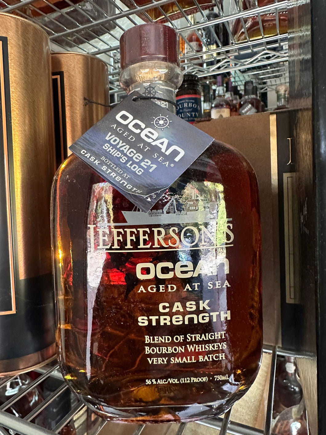 Jefferson's Ocean Aged at Sea Very Small Batch Straight Bourbon Whiskey 750ml