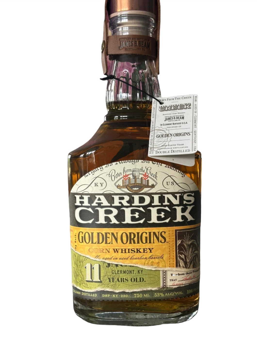 Hardin's Creek Golden Origins 11 Year Old Corn Whiskey 750ml