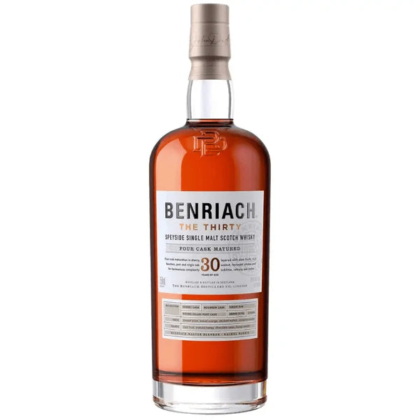 BenRiach 30 Year Old Single Malt Scotch Whisky 700ml