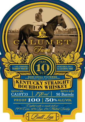 Calumet Farm Bull Lea 10 Year Old Kentucky Straight Bourbon Whiskey 750ml