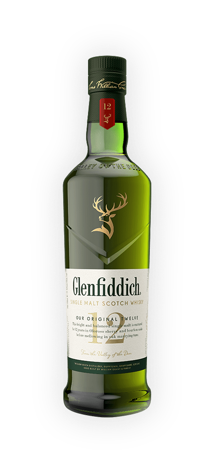 Glenfiddich 12 Year Old Single Malt Scotch Whisky 1Lt