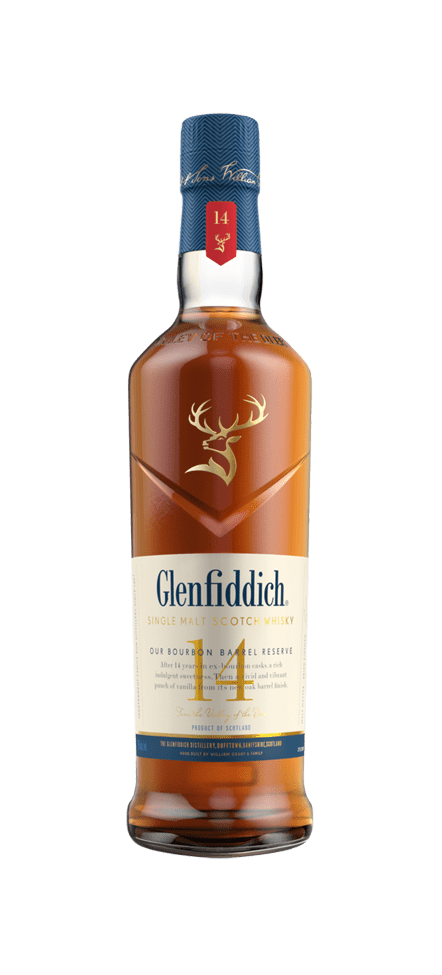 Glenfiddich 14 Year Old Bourbon Barrel Reserve Single Malt Scotch Whisky 750ml