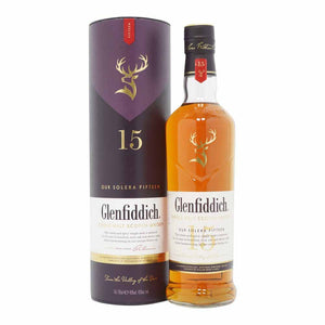 Glenfiddich Our Solera 15 Year Old Single Malt Scotch Whisky 1Lt