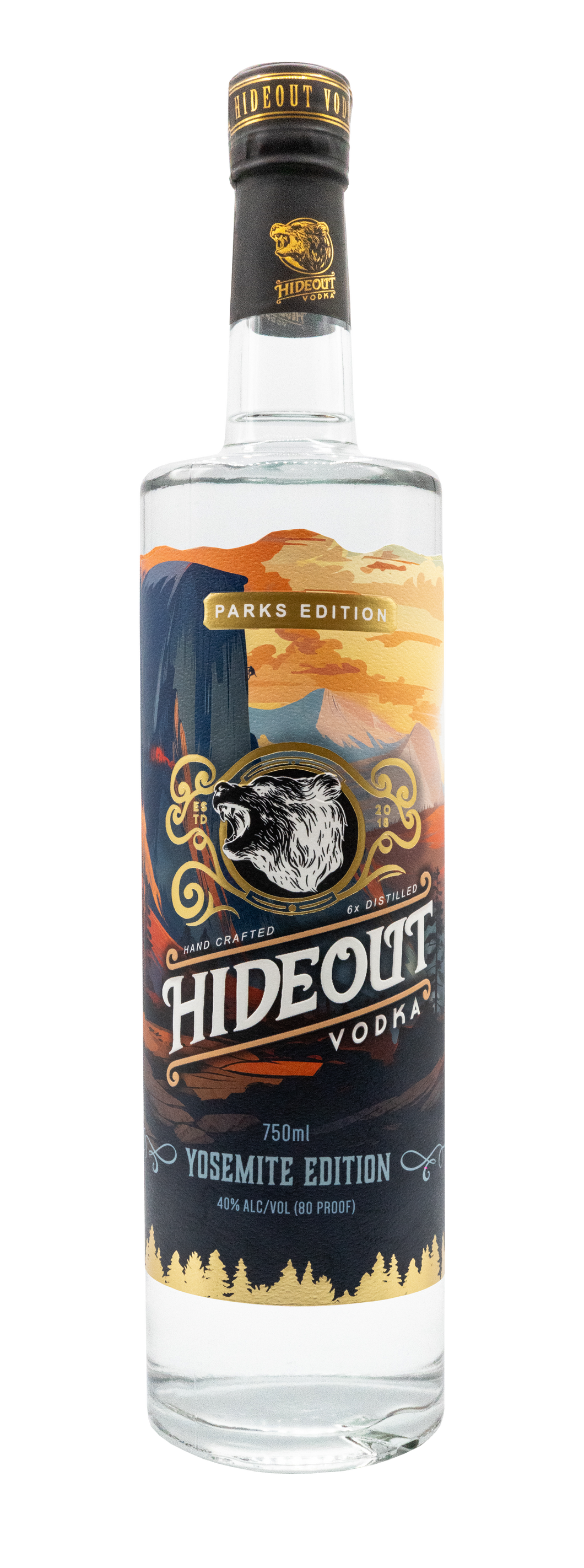 Hideout Vodka National Parks Yosemite Edition Vodka 750ml