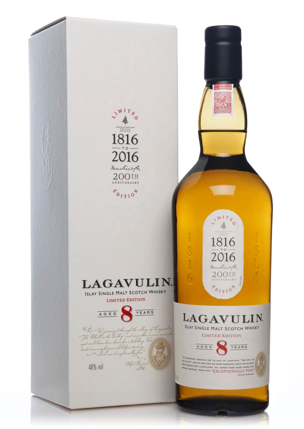 Lagavulin 200 Year Anniversary Limited Edition 8 Year Old Single Malt Scotch Whisky 750ml