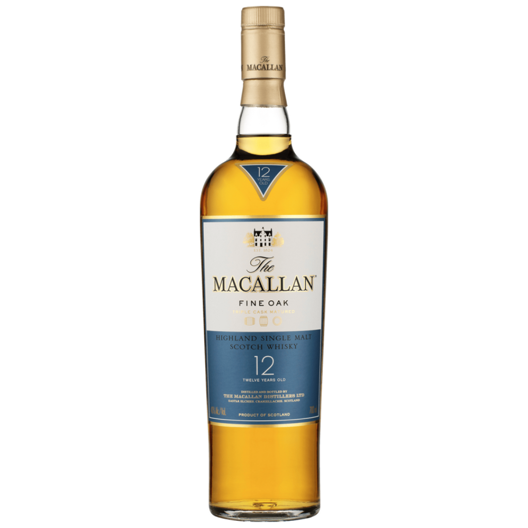 Macallan Triple Cask Matured Fine Oak 12 Year Old Single Malt Scotch Whisky 700ml