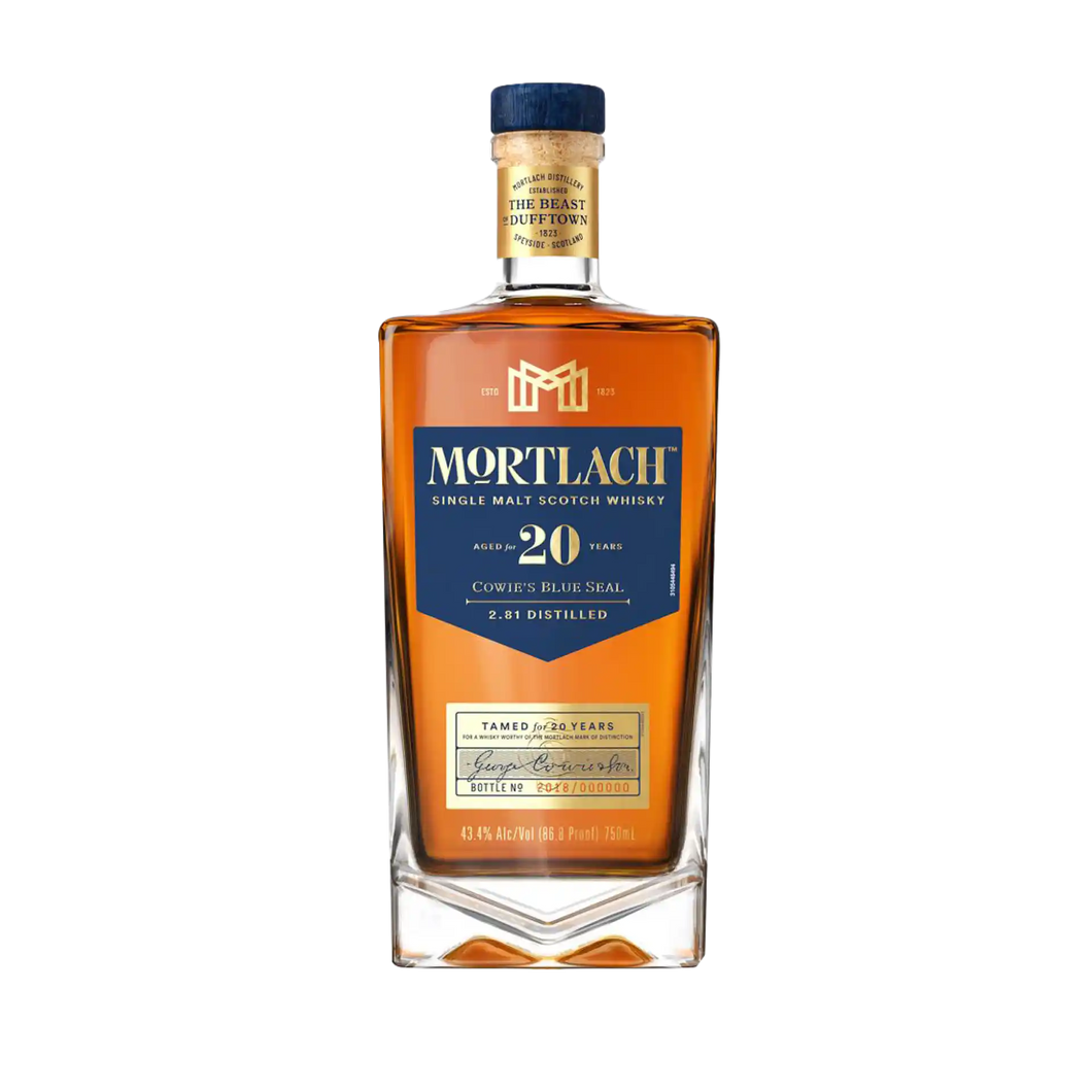 Mortlach Cowie's Blue Seal 20 Year Old Single Malt Scotch Whisky 750ml