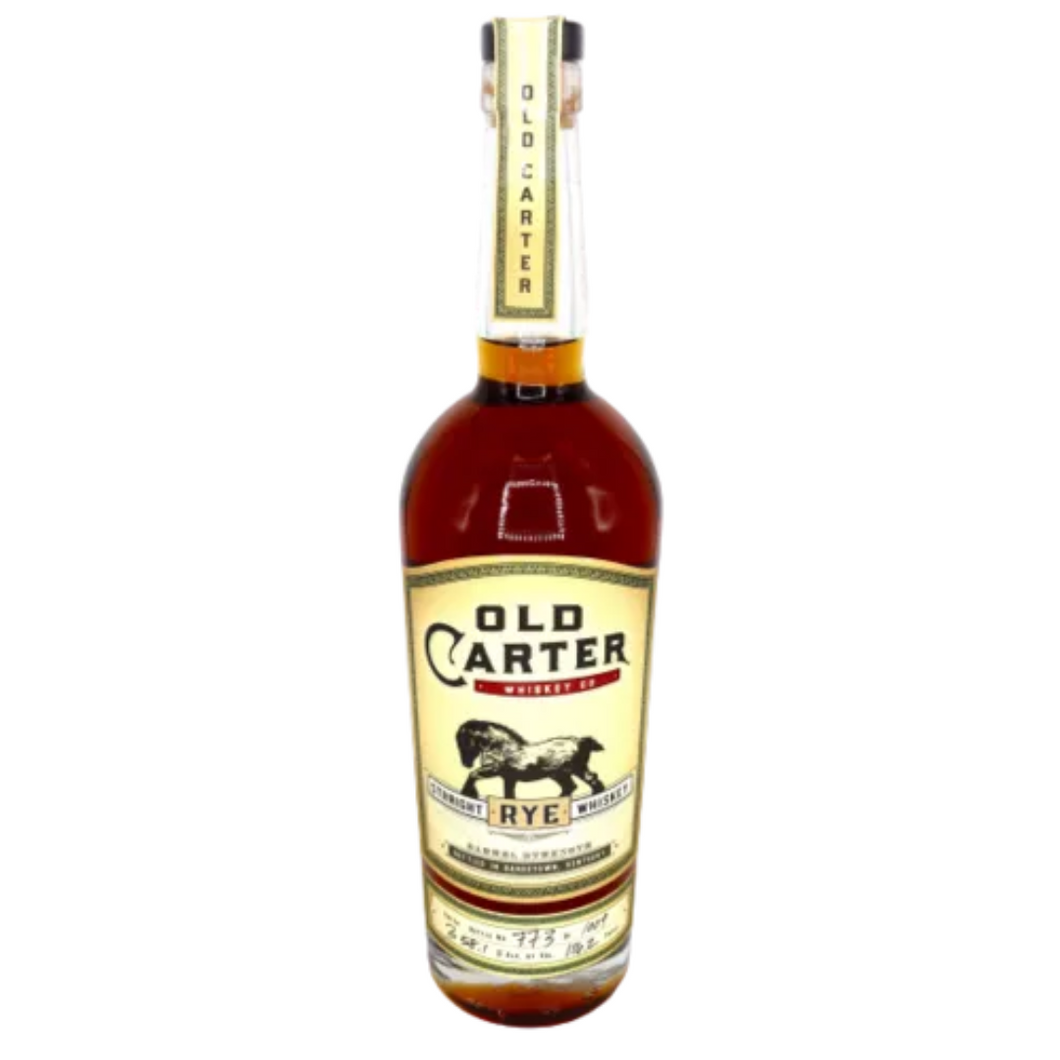 Old Carter Barrel Strength Batch 3 Straight Rye Whiskey 750ml