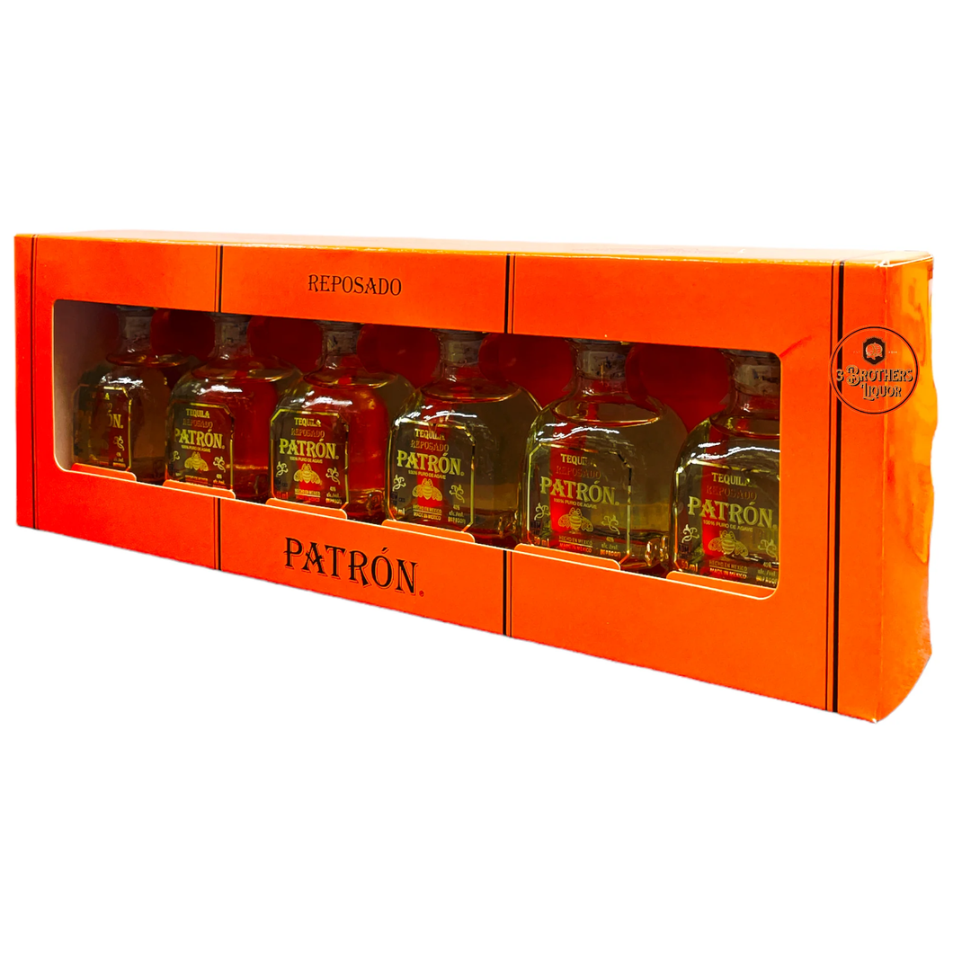 Patron Reposado Tequila 50ml 6-Pack Bundle