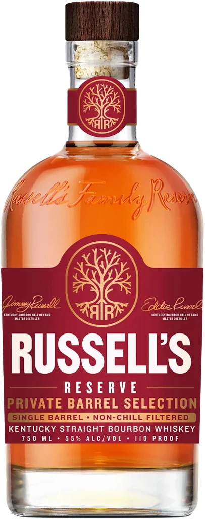 Russell's Reserve Private Barrel Selection Single Barrel Kentucky Straight Bourbon Whiskey 750ml