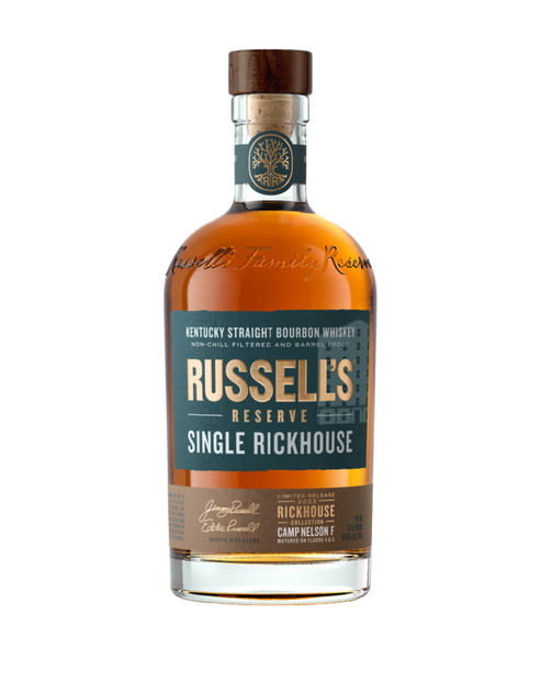 Wild Turkey Russell's Reserve Single Rickhouse Camp Nelson F Limited Release Kentucky Straight Bourbon Whiskey 750ml