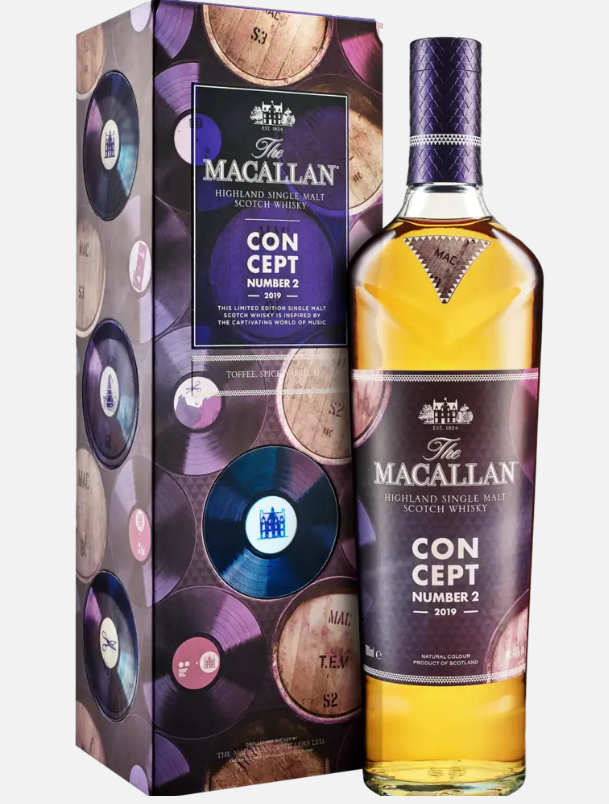 Macallan Concept Number 2 Single Malt Scotch Whiskey 700ml