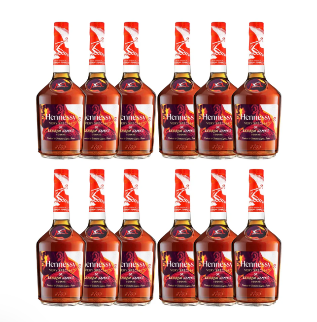 Hennessy V.S. x LeBron James Cognac 750ml - 12 Pack