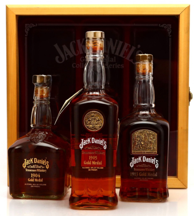 Jack Daniel's Gold Medal Series Bundle 750ml 3-Pack