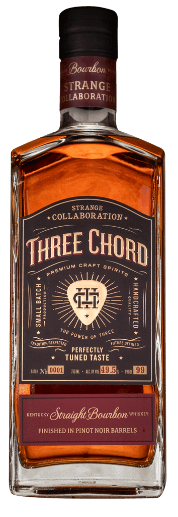 Three Chord Bourbon Strange Collaboration Straight Kentucky Bourbon Whiskey 750ml