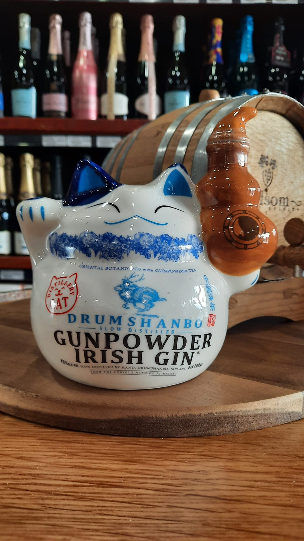 Drumshanbo 'Distillery Cat' Gunpowder Irish Gin 750ml