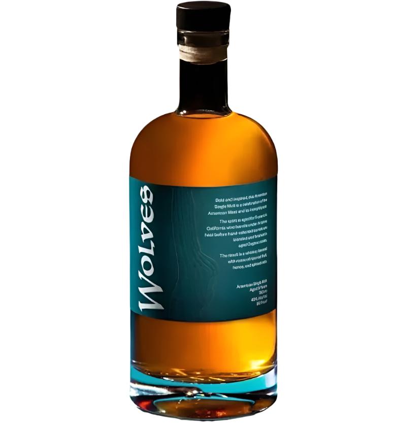 Wolves 5 Year Old American Single Malt Whiskey 750ml