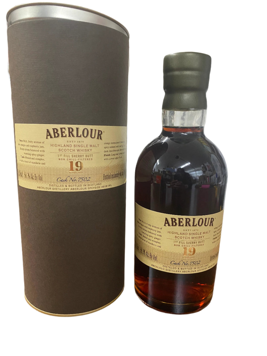 Aberlour First Fill Sherry Cask 19 Year Old Single Malt Scotch Whisky 750ml