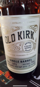 Old Kirk Single Barrel Number #8213 Kentucky Straight Bourbon Whiskey 750ml