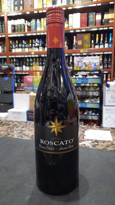 Roscato Rosso Dolce 750ml Single Glass Bottle Red Wine