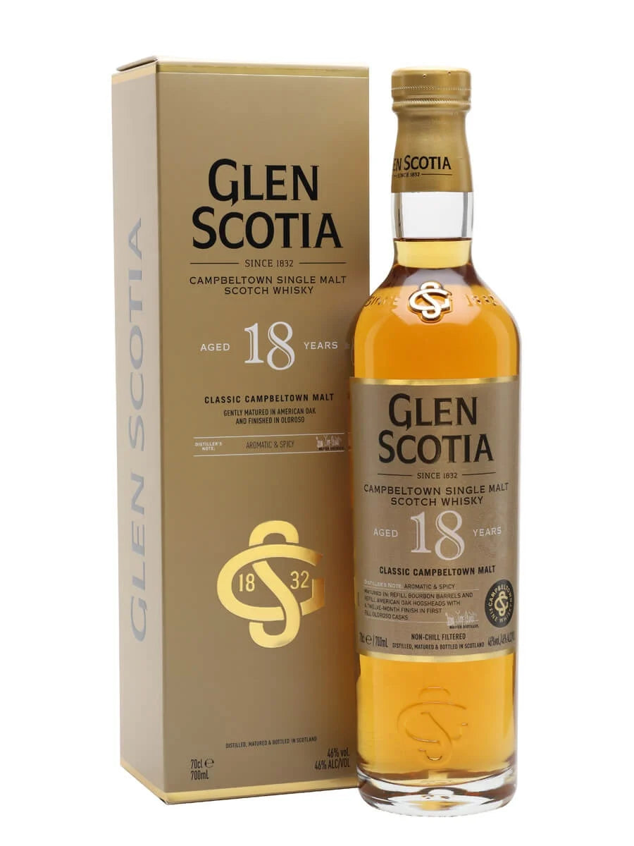 Glen Scotia 18 Year Old Campbeltown Single Malt Scotch Whisky