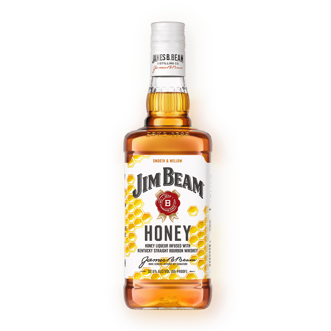 Jim Beam Smooth & Mellow Honey Flavored Kentucky Straight Bourbon Whiskey 750ml