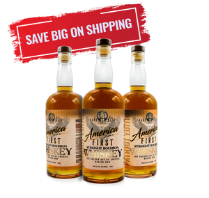 America First Bourbon Whiskey 3-Pack 750ml