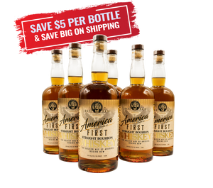 America First Bourbon Whiskey 6-Pack 750ml