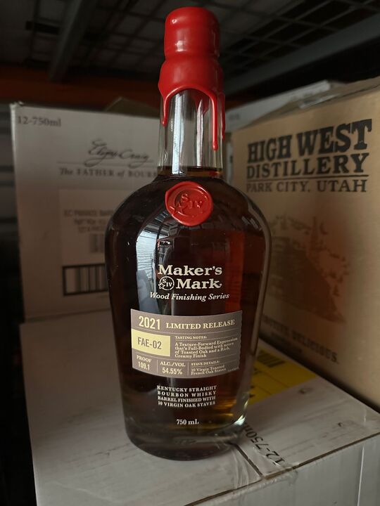 2021 Maker's Mark FAE-02 Wood Finishing Series Limited Release Kentucky Straight Bourbon Whisky 750ml