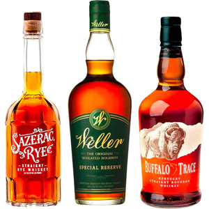 Buffalo Trace Bourbon, Weller Special Reserve & Sazerac Rye 3-Pack Bundle