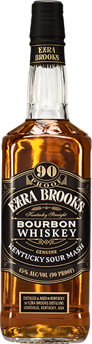 Ezra Brooks Kentucky Sour Mash Straight Bourbon Whiskey 750ml