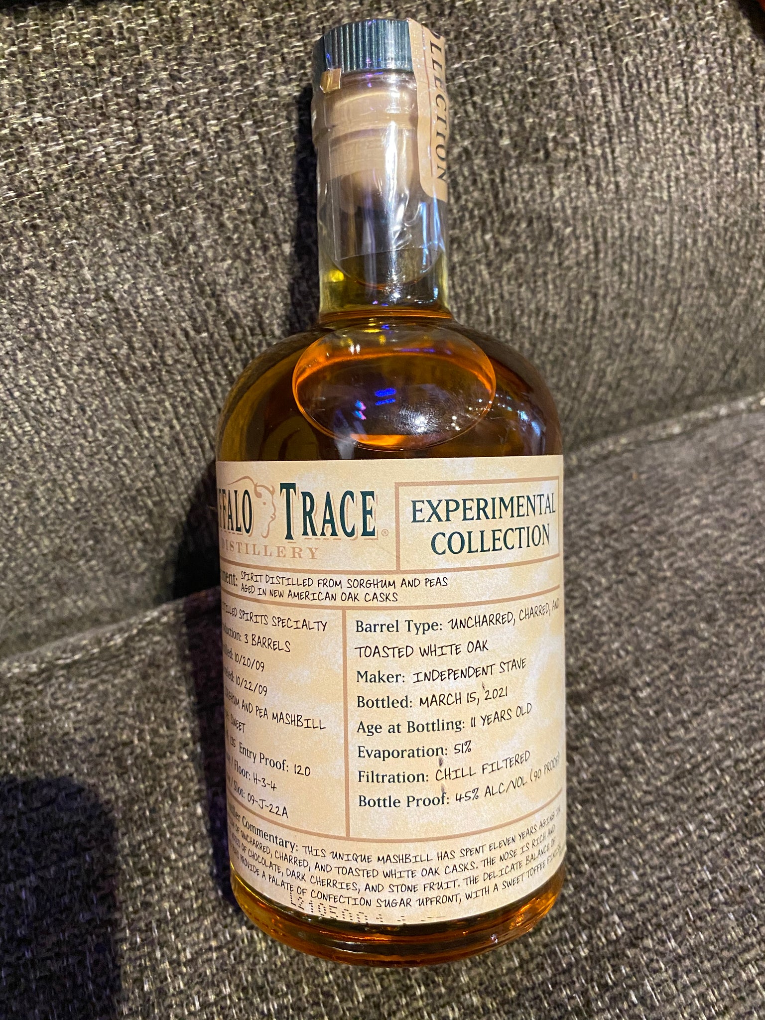 Buffalo Trace Experimental Collection Bourbon