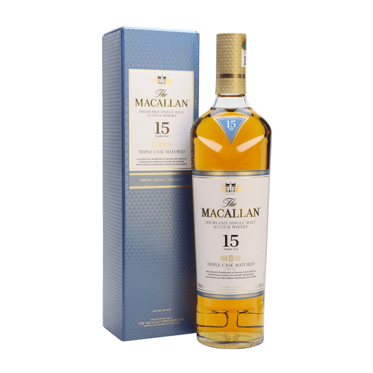 The Macallan Single Malt Scotch Whisky 15 Years Old Fine Oak Proof: 86 750  mL - Cheers On Demand