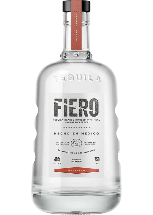 Fiero Habanero Blanco Tequila 750ml