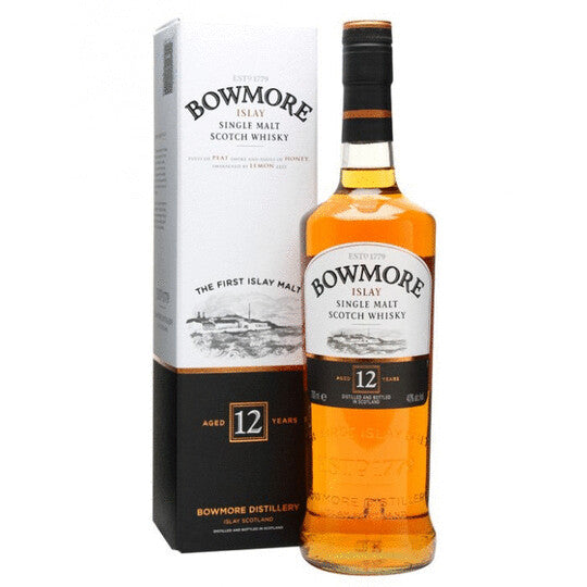Whisky Scotch 12 Year Old Malt 750ml Bowmore Single